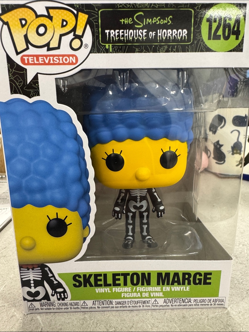 Funko Skeleton Marge - Blue Hair, Yellow Face